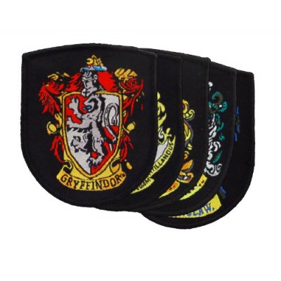 Harry Potter School Crest ● Set of 5 Patches ● Cinereplicas®